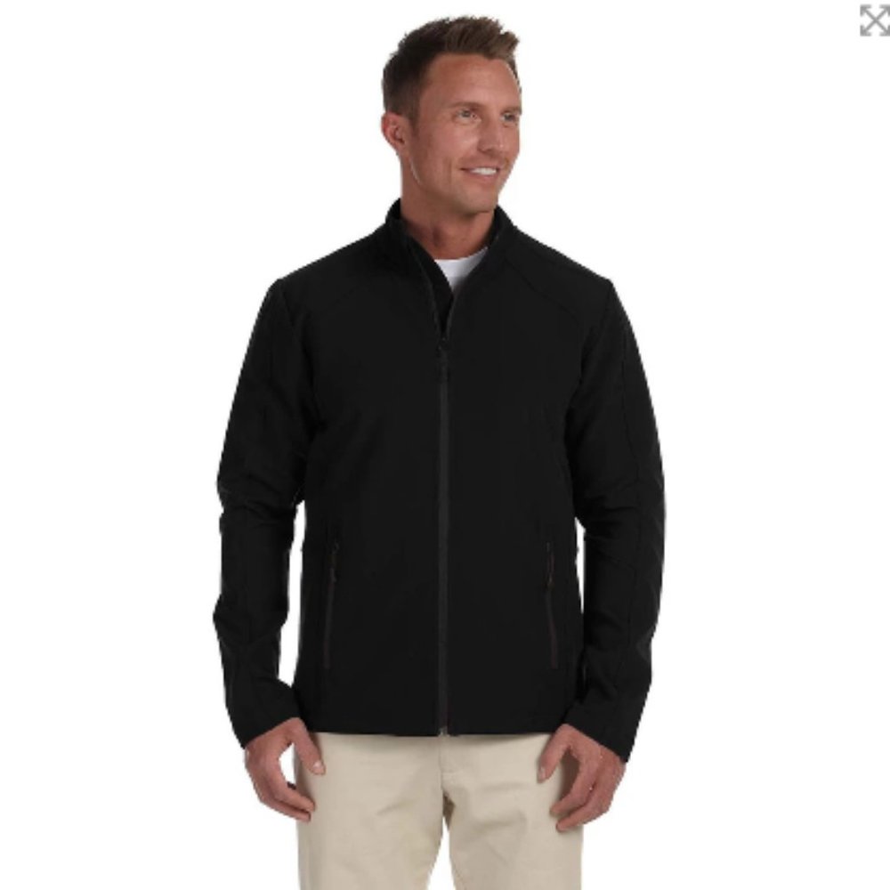 NEW! Mens Black Doubleweave Tech-Shell Jacket XL